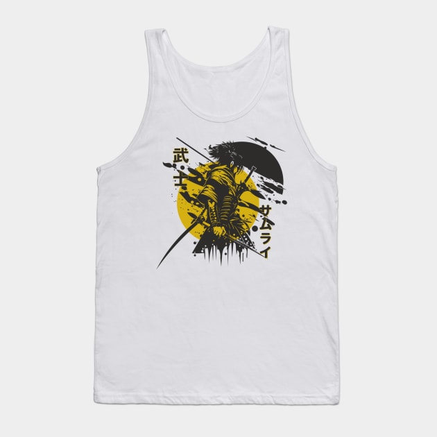 samurai Tank Top by bahullah_art